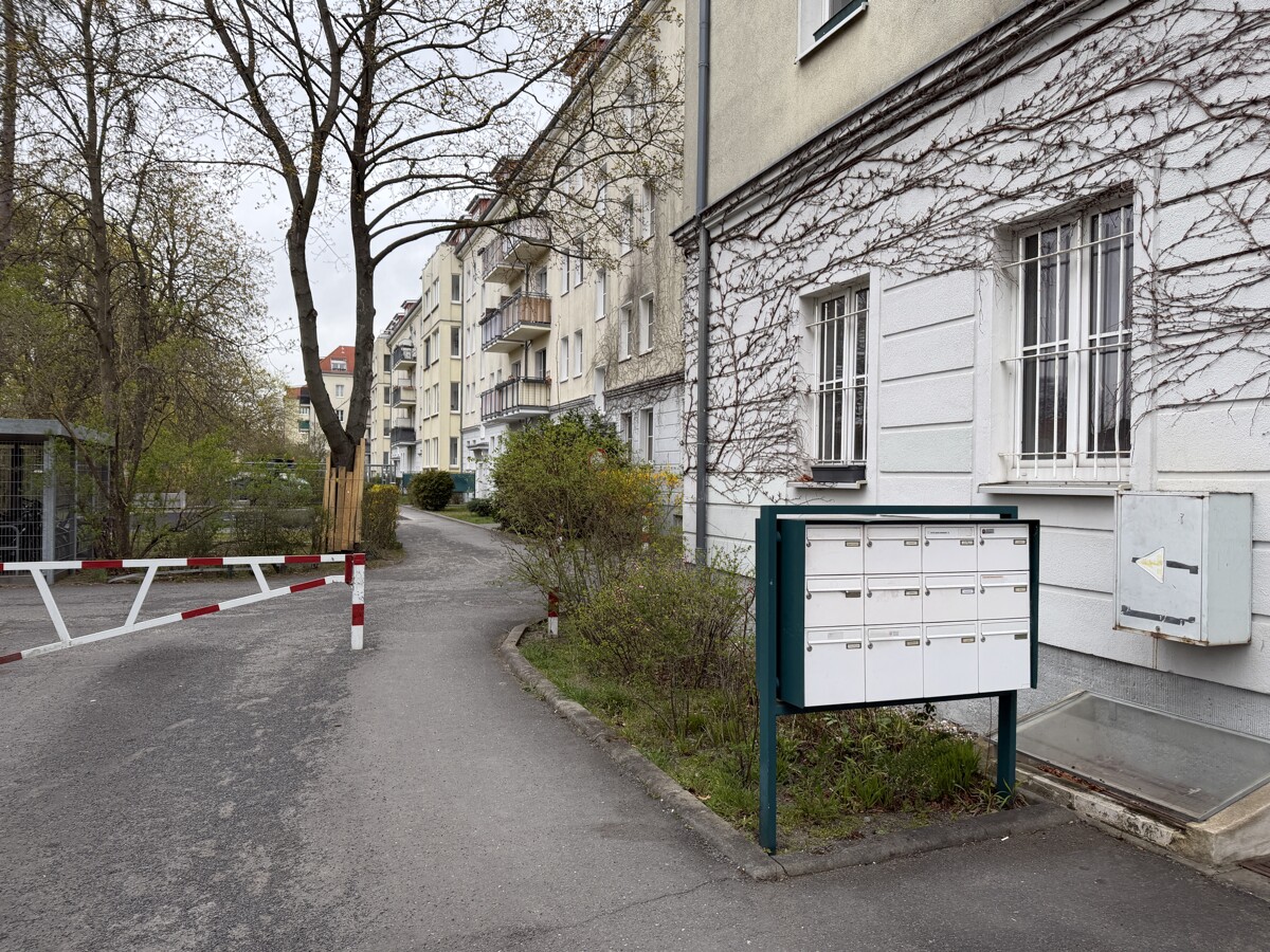 Blick in die Wohnanlage