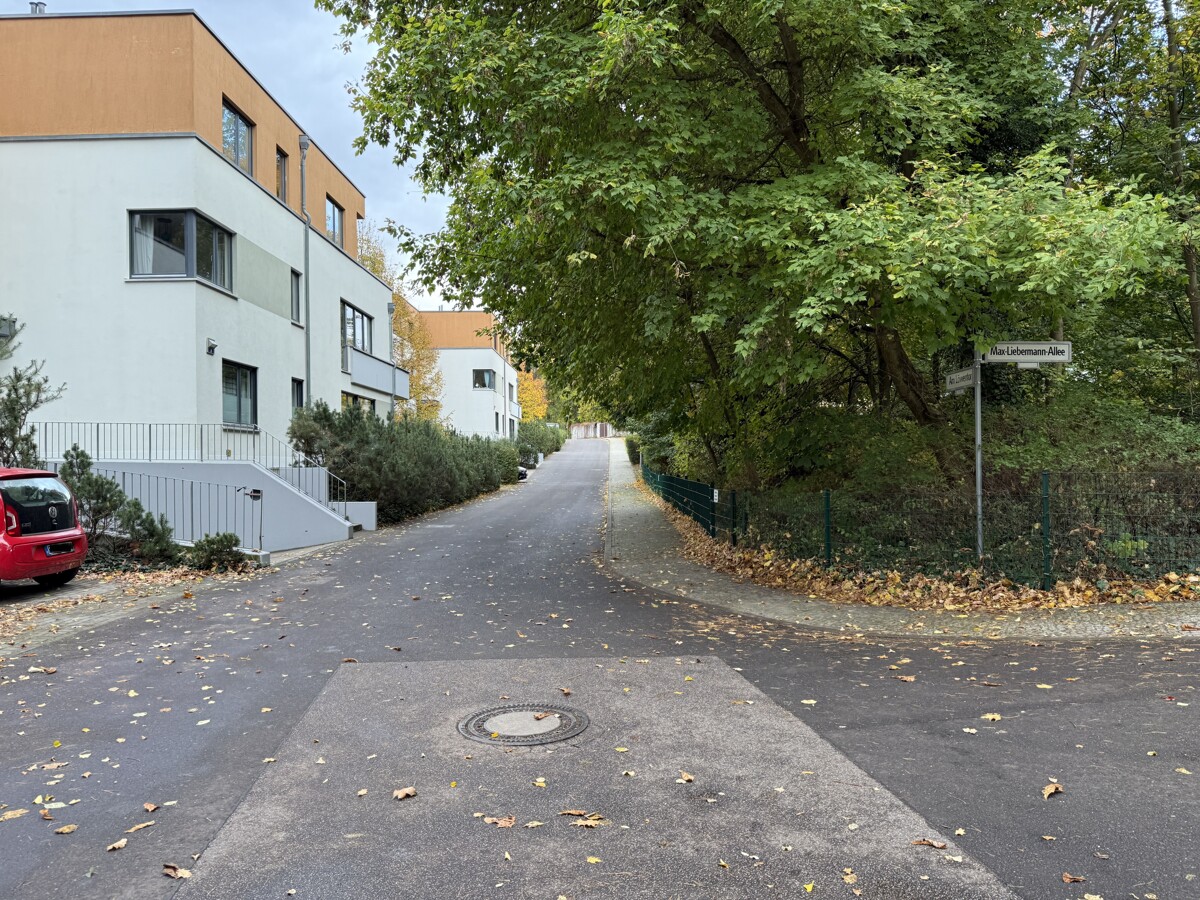 Blick in die Wohnanlage