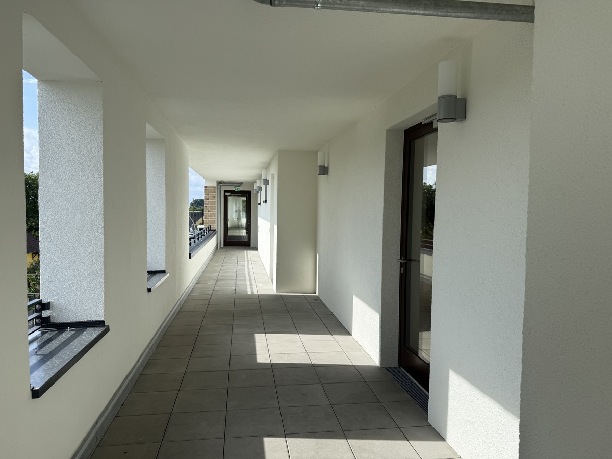 Laubengang - Zugang zur Wohnung