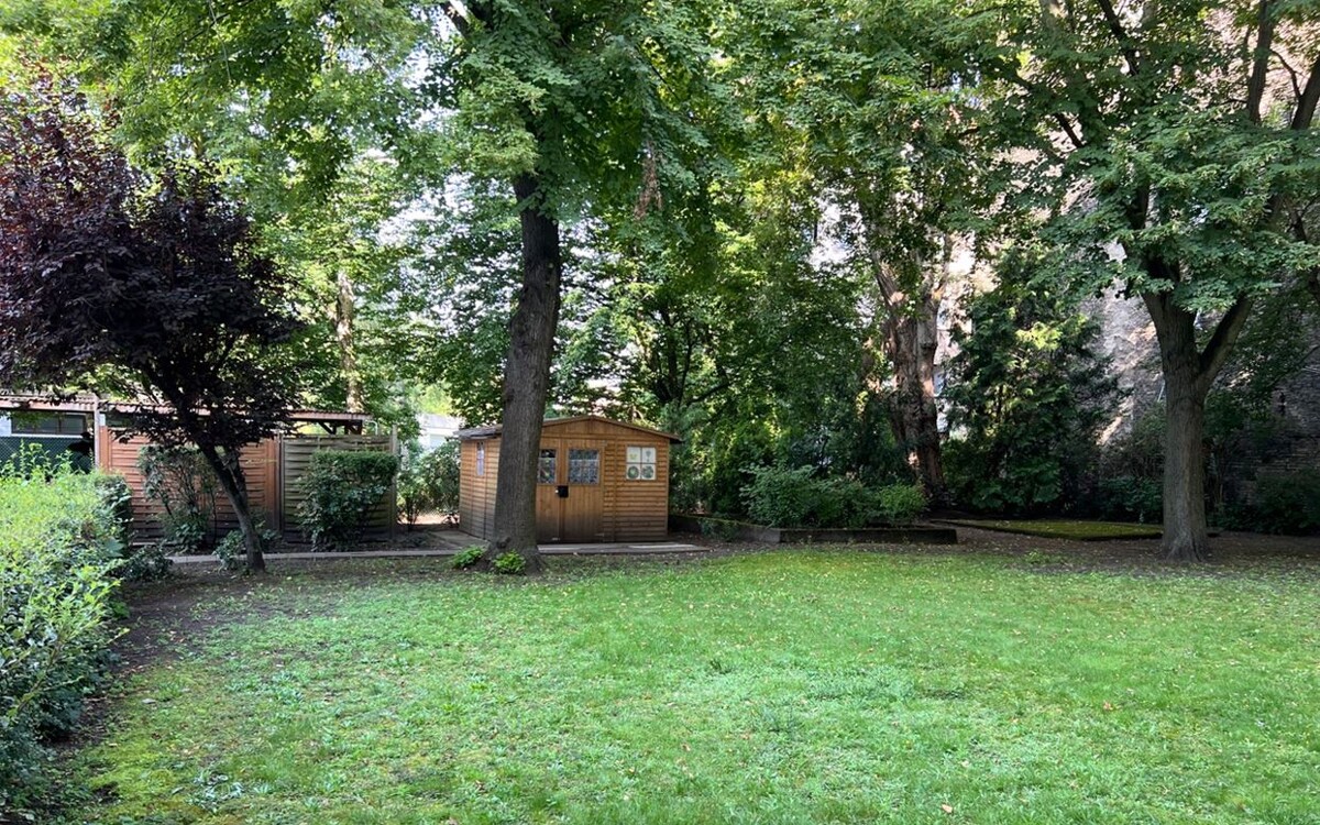 Gemeinschaftsschuppen im Garten