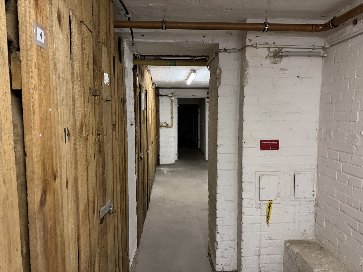 Blick in den Kellerbereich