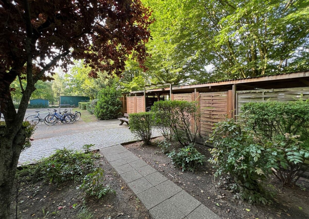 Müllplatz im Garten