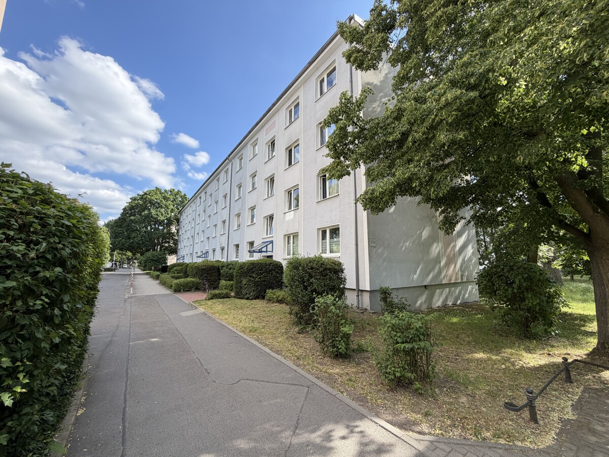 Blick in die Wohnanlage