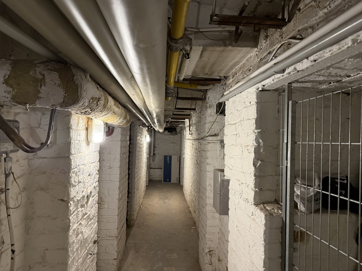 Blick in den Kellerbereich