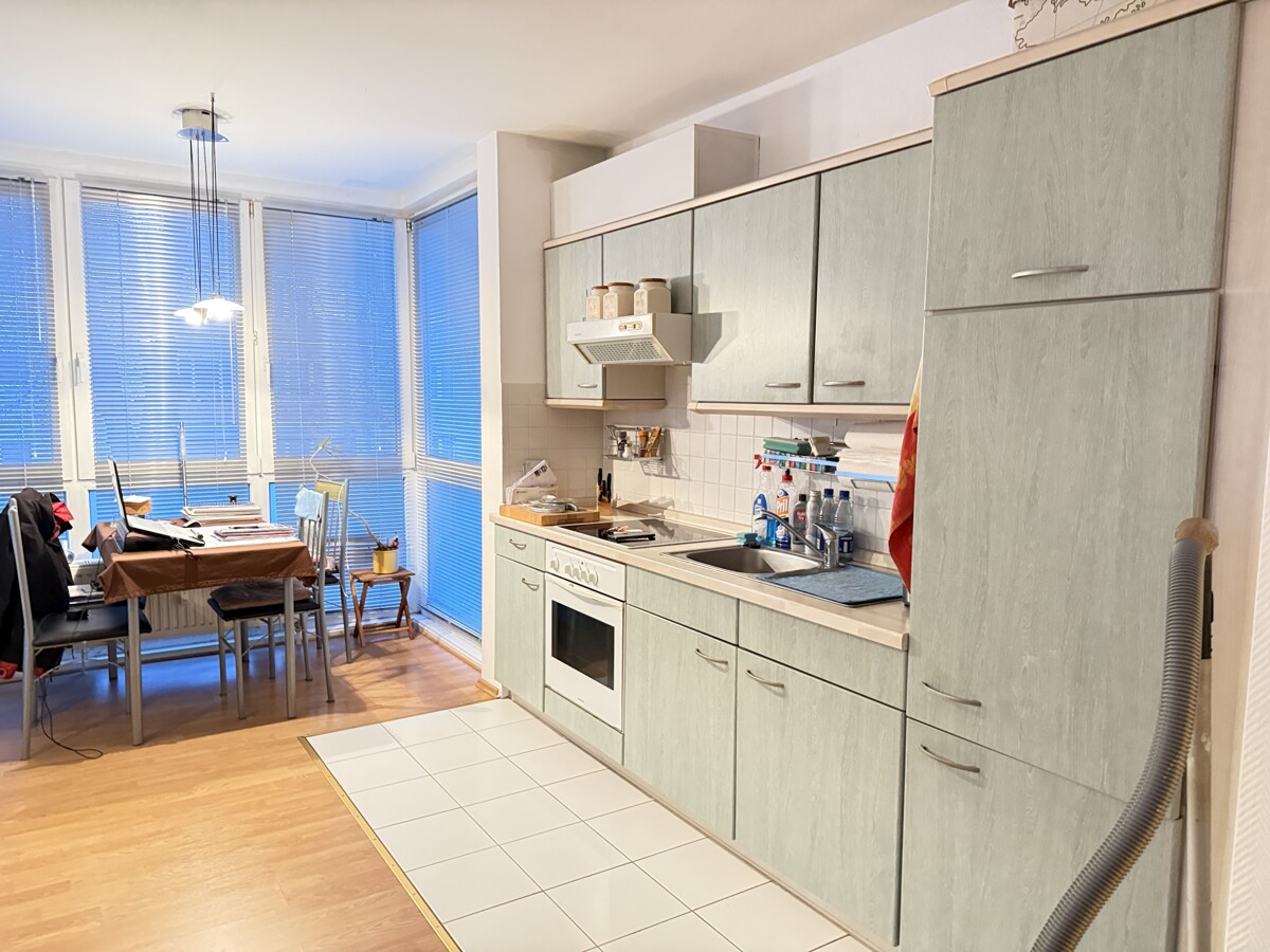 Blick zur Küchenzeile
