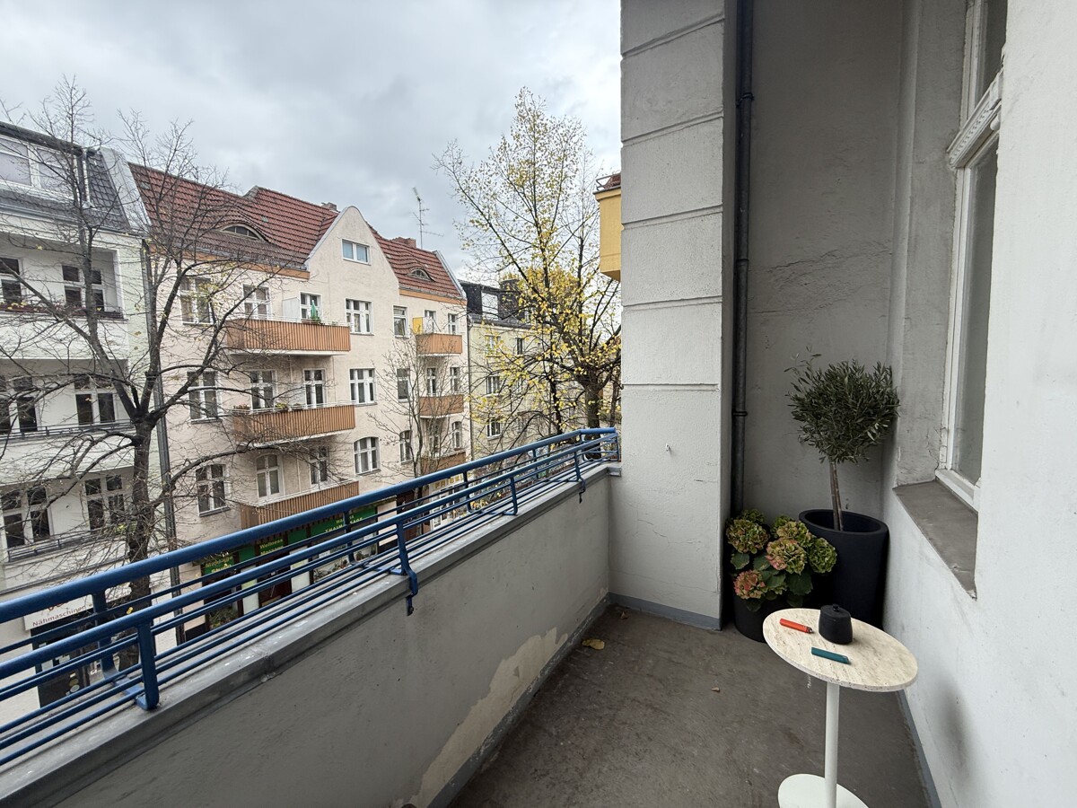 Teilansicht Balkon