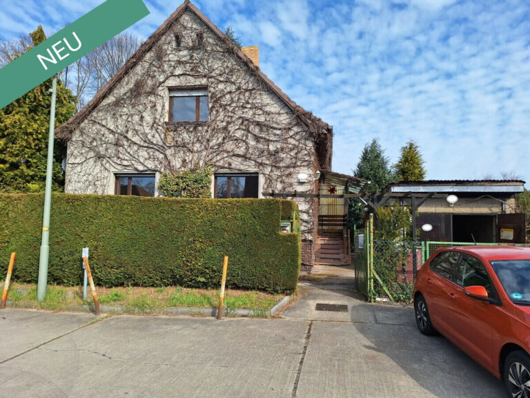 Wohnen in sehr ruhiger Lage, unweit der Dahme
–  sanierungsbedürftiges Haus