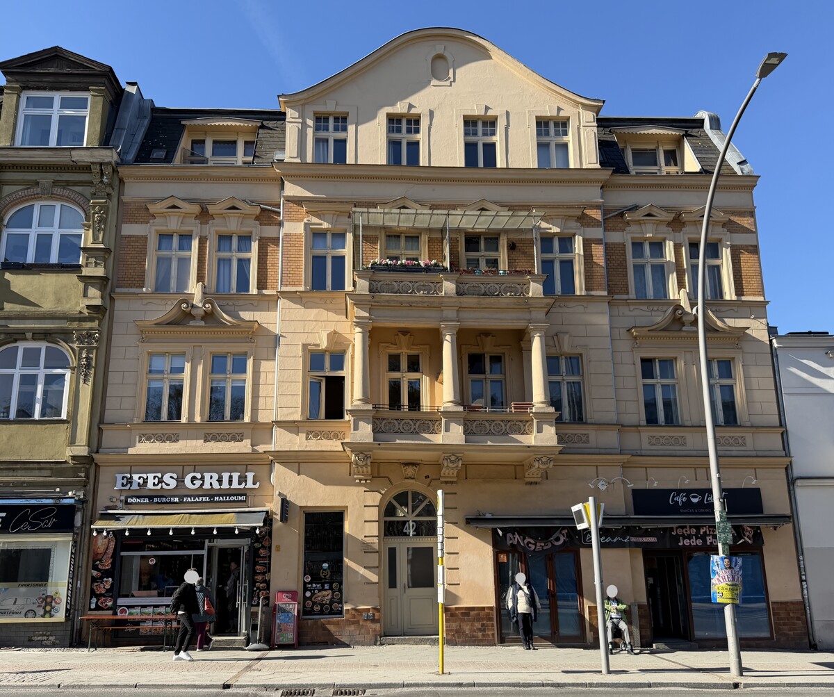 Blick zum Haus